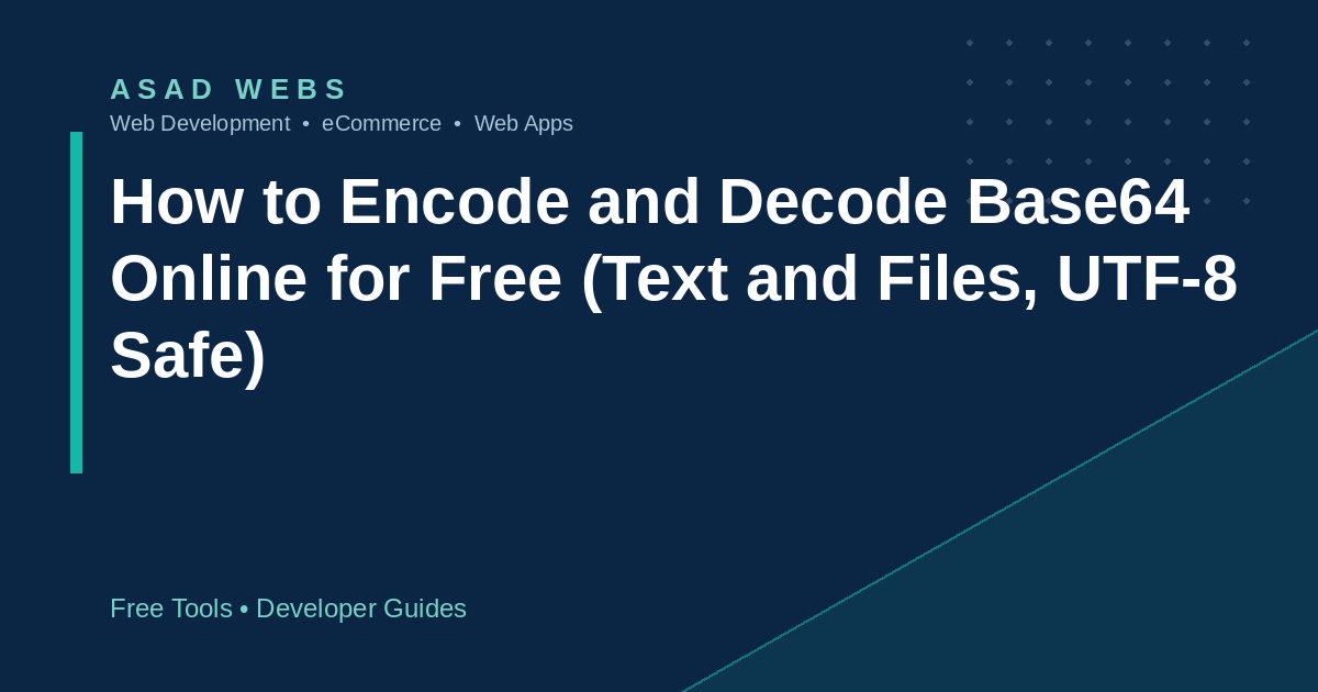 How to encode and decode Base64 online for free for text and files with the size increase explained
