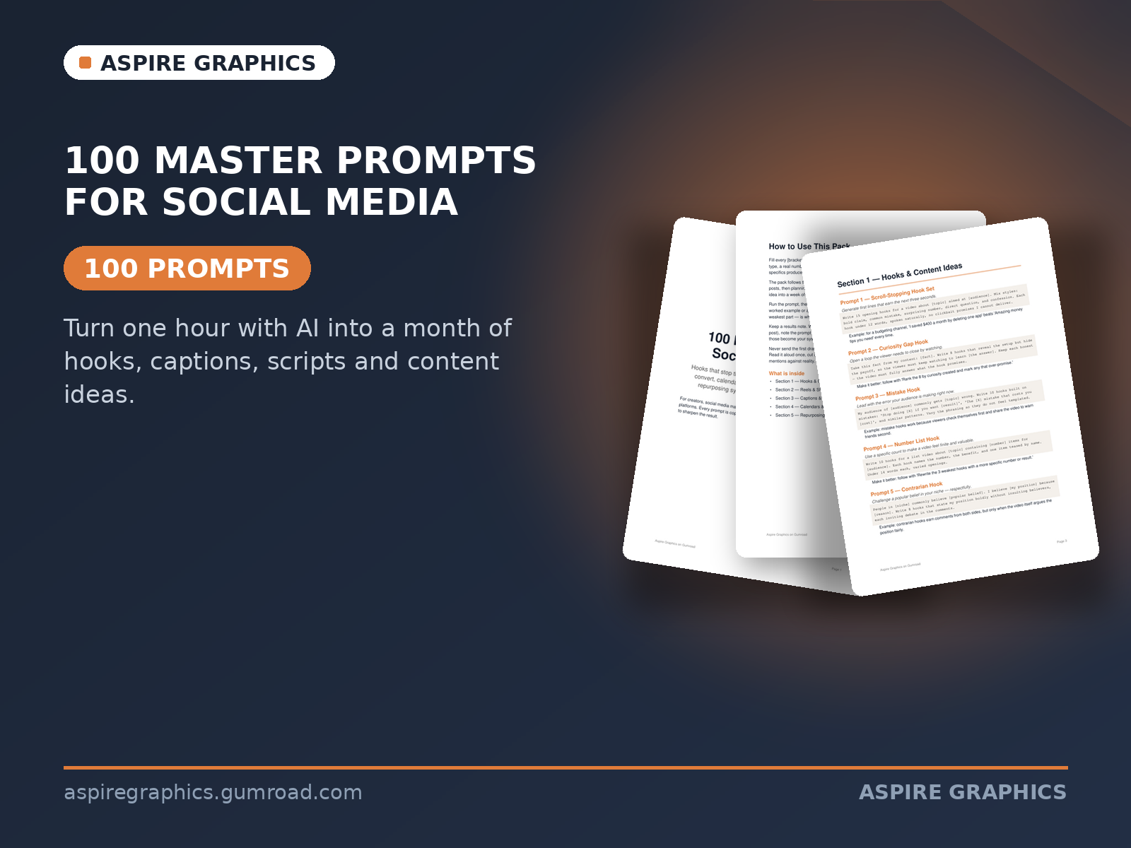 100 Master Prompts for Social Media Content