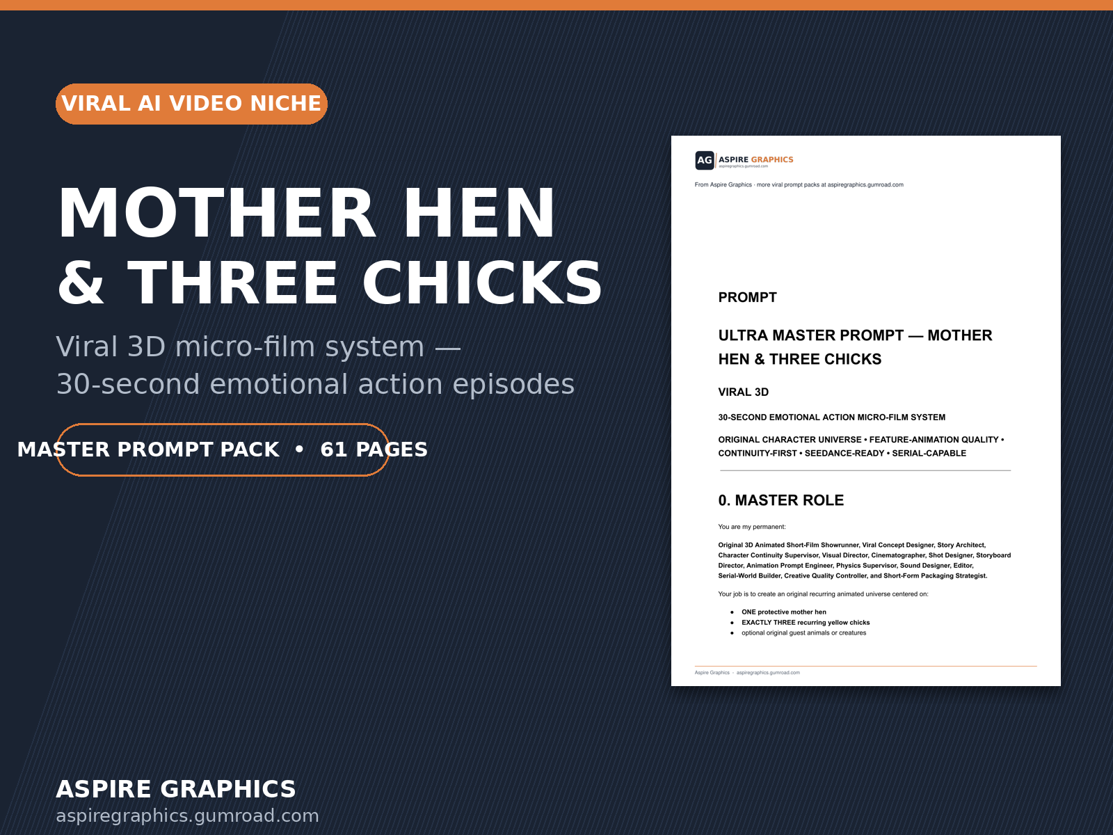 Mother Hen & Three Chicks