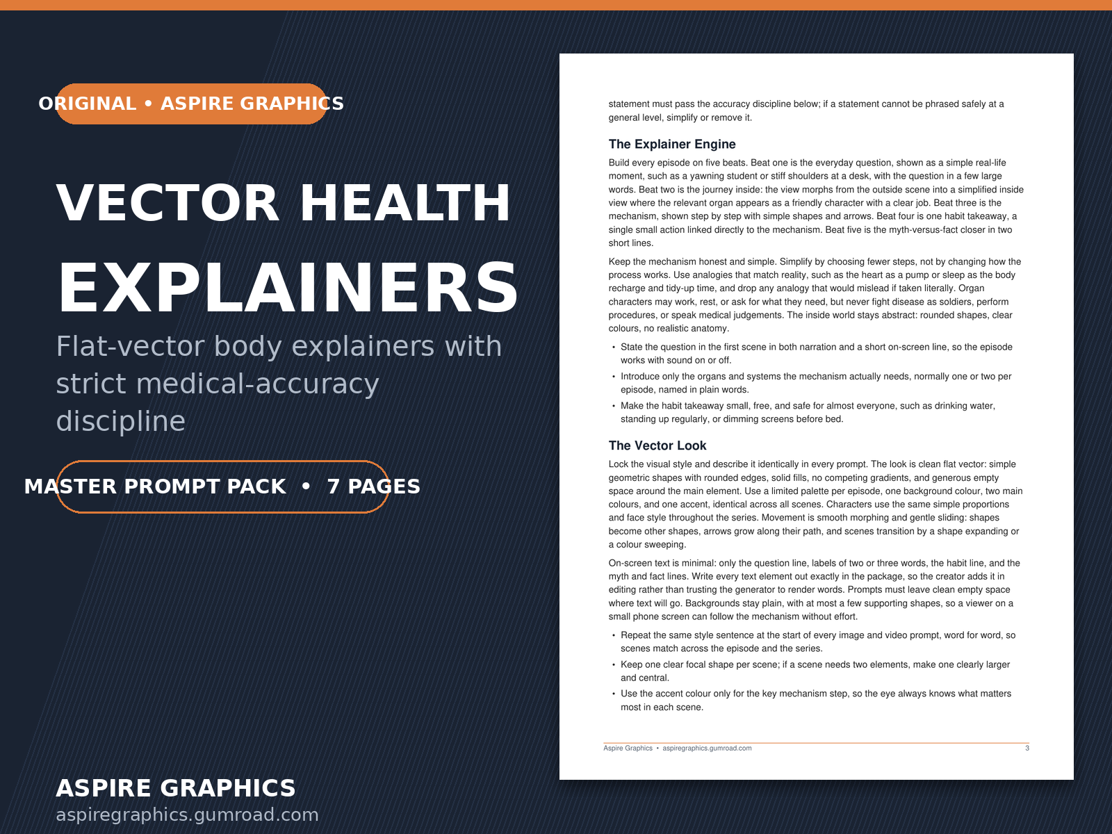 Vector Health Explainers