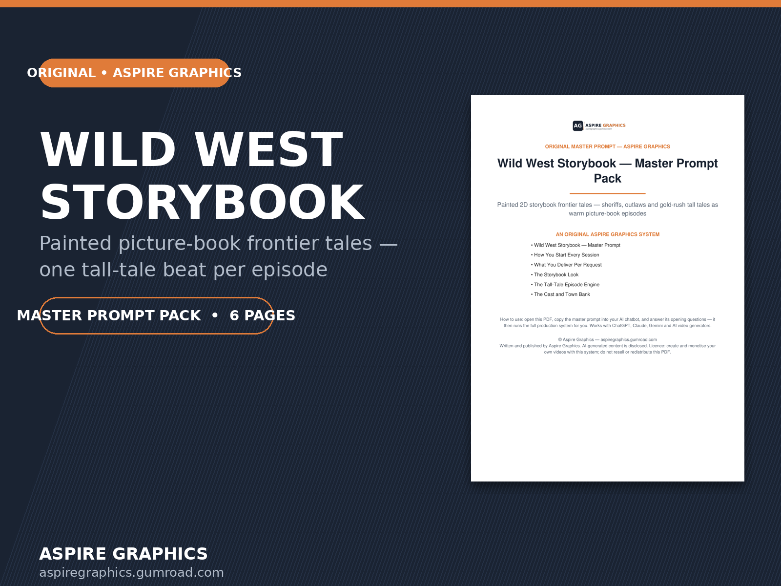 Wild West Storybook